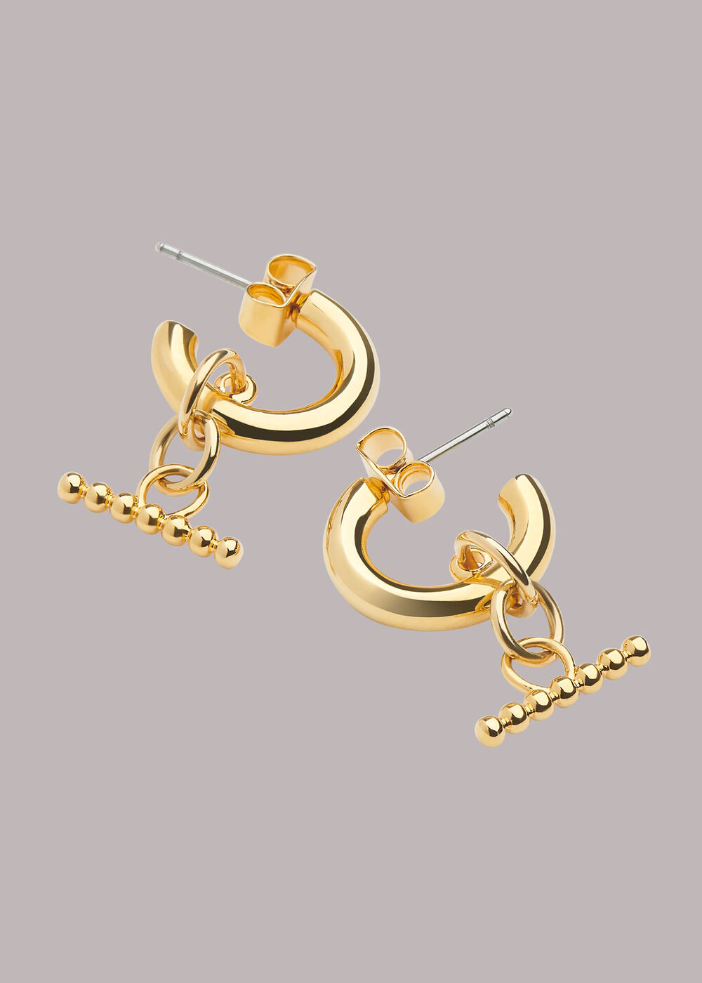 Seed Bead Bar Earring