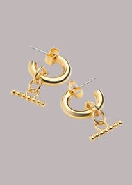 Seed Bead Bar Earring