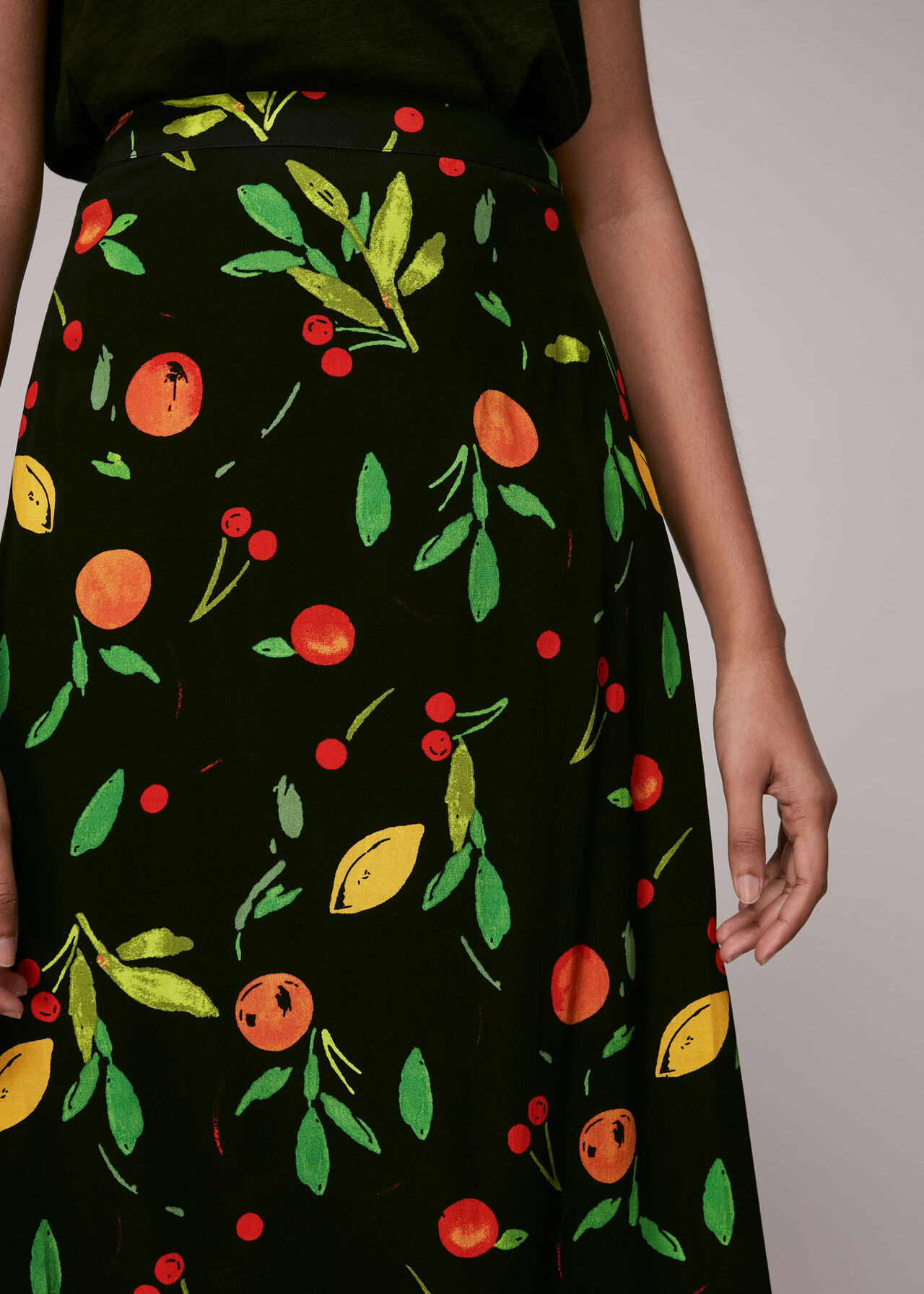 Fruit Print Skirt