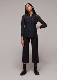 Longline Lace Detail Shirt