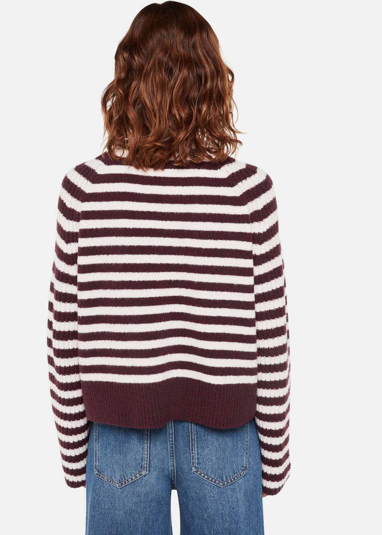 Wool Mix Stripe Crew