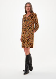 Striking Leopard Print Dress