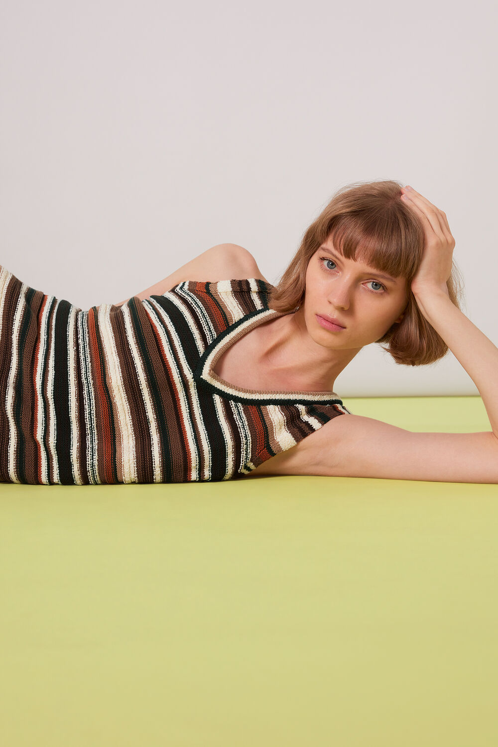 Willow Striped Knitted Dress