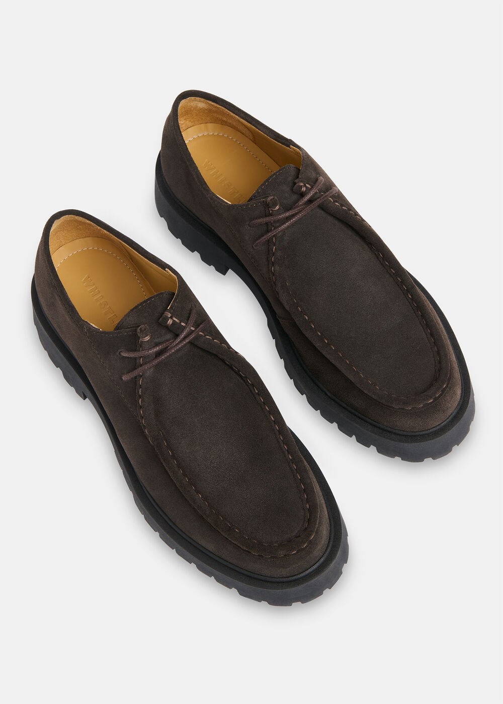 Suede Chunky Lace Up Shoe