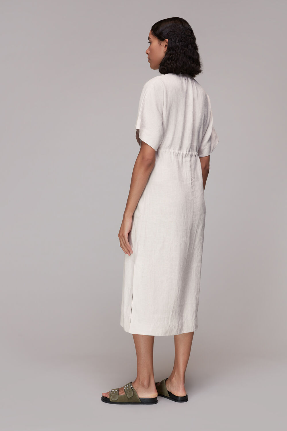 Imogen Linen Midi Dress