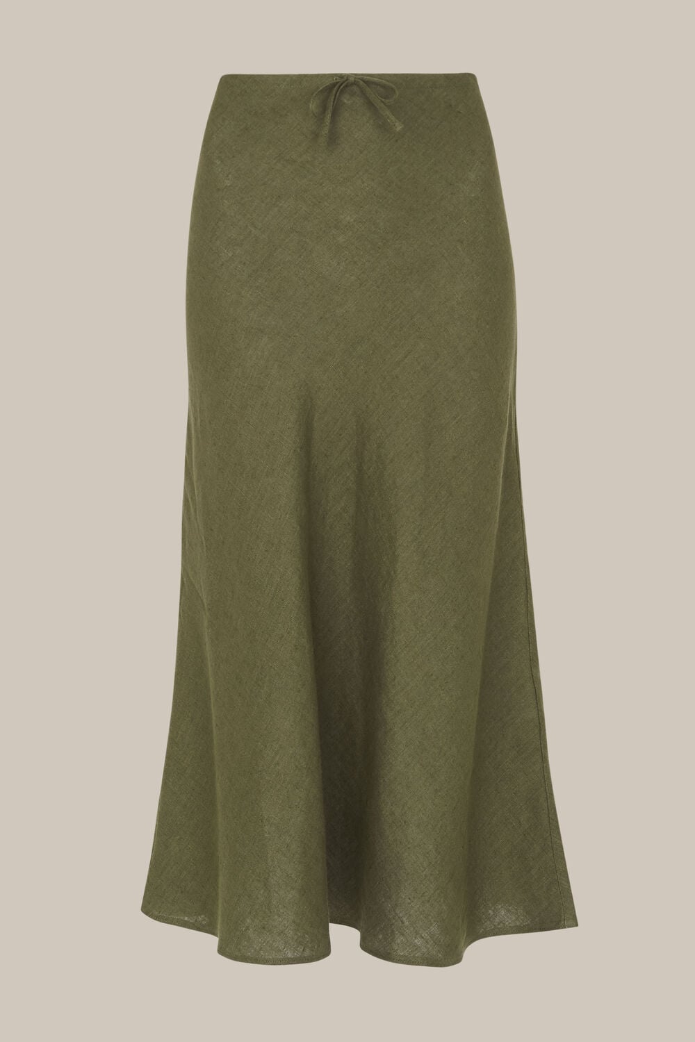 Linen Bias Cut Skirt