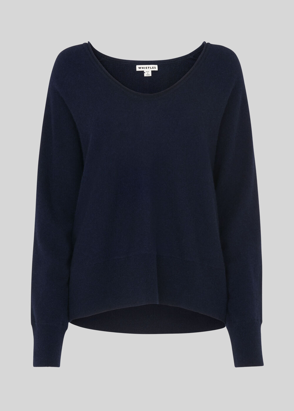 Relaxed Cashmere Sweater Navy