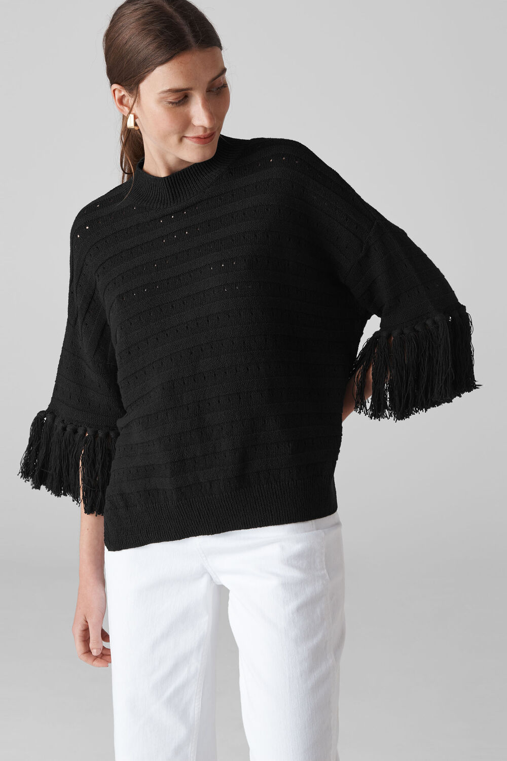 Fringe Detail Knit