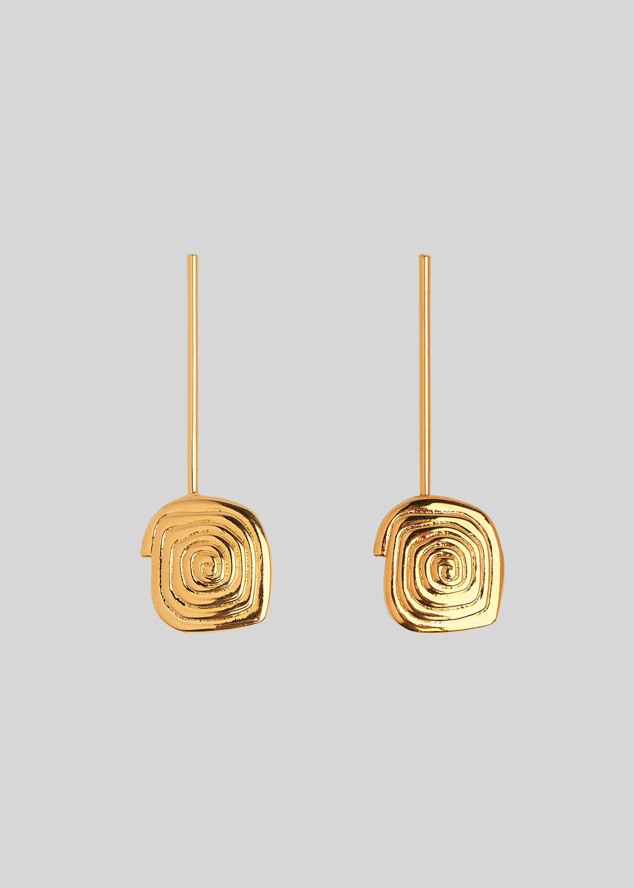 Spiral Drop Earring Gold/Multi