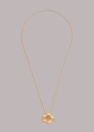 T Bar Flower Necklace