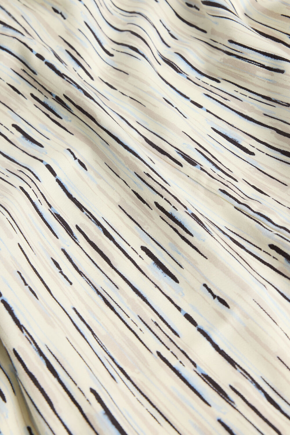 Ivory Petite Abstract Stripe Short Dress