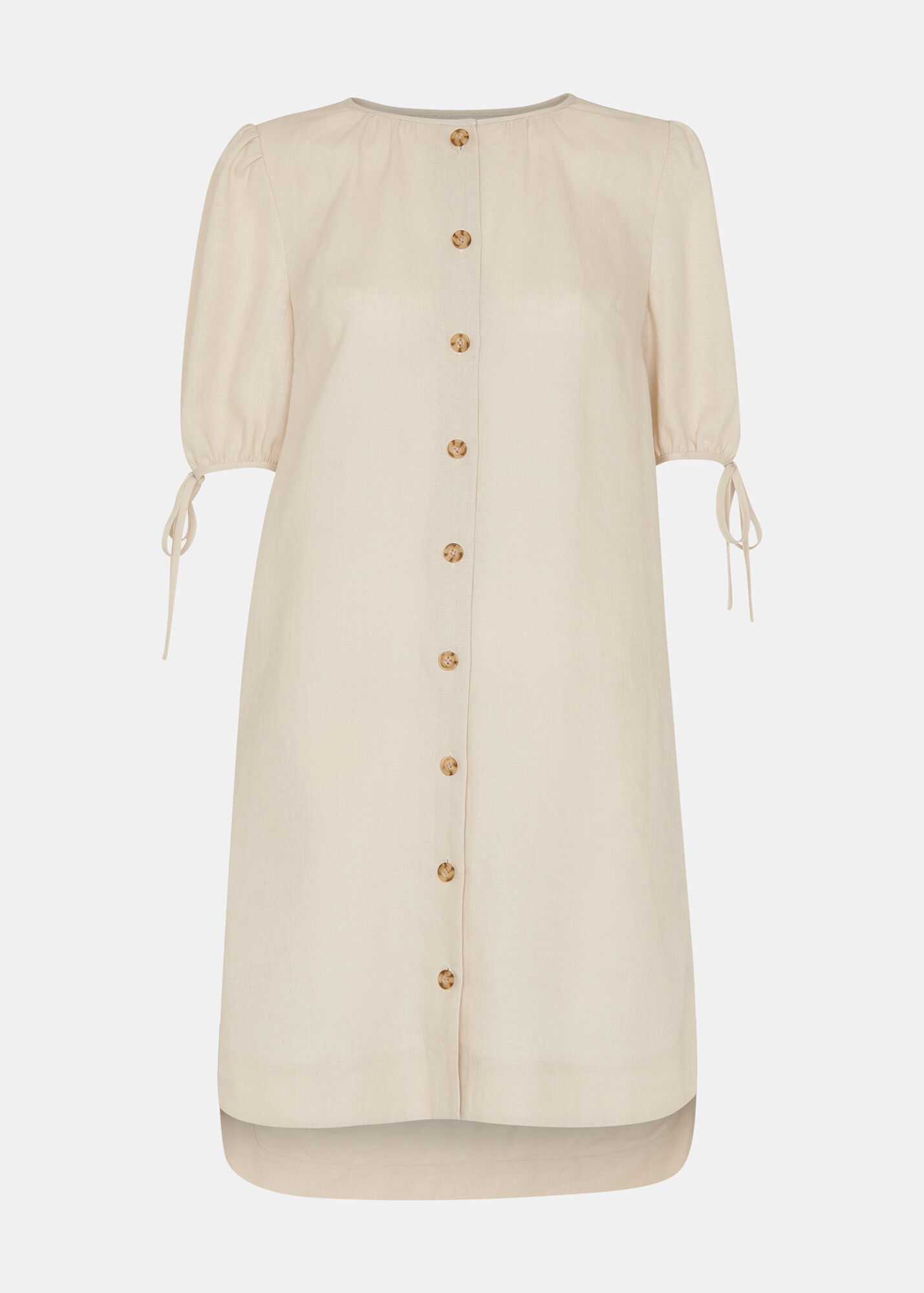 Stone Frankie Linen Dress WHISTLES