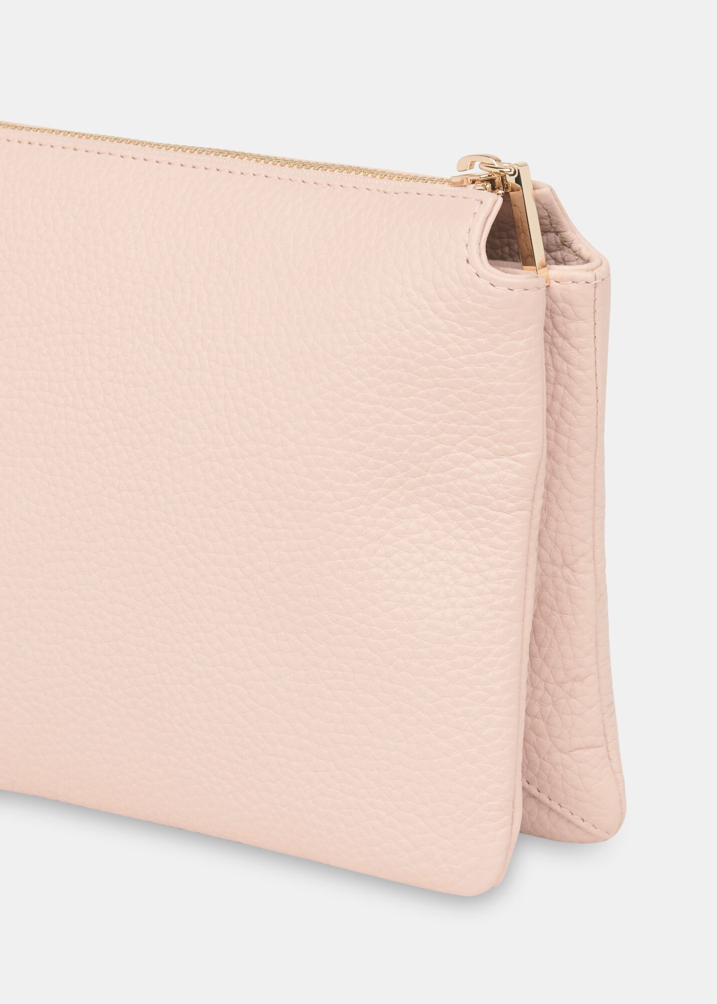 Pale Pink Elita Double Pouch Clutch