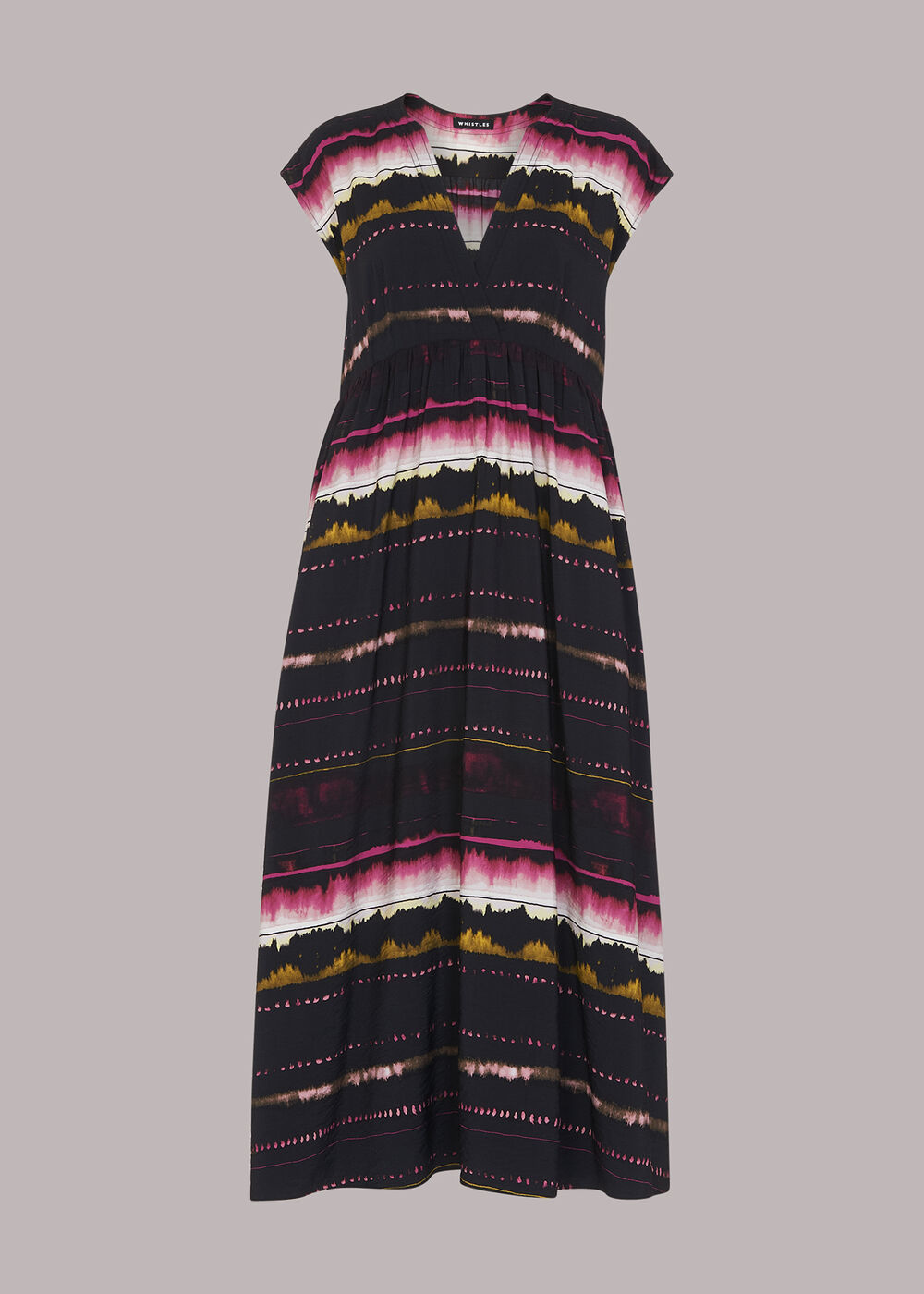 Amelie Shibori Trapeze Dress