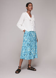 Batik Garland Print Skirt