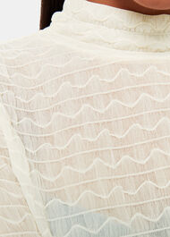 Texture Ruched Top