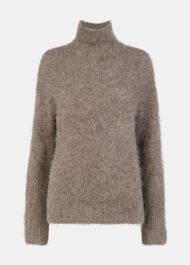 Alpaca Blend Funnel Knit