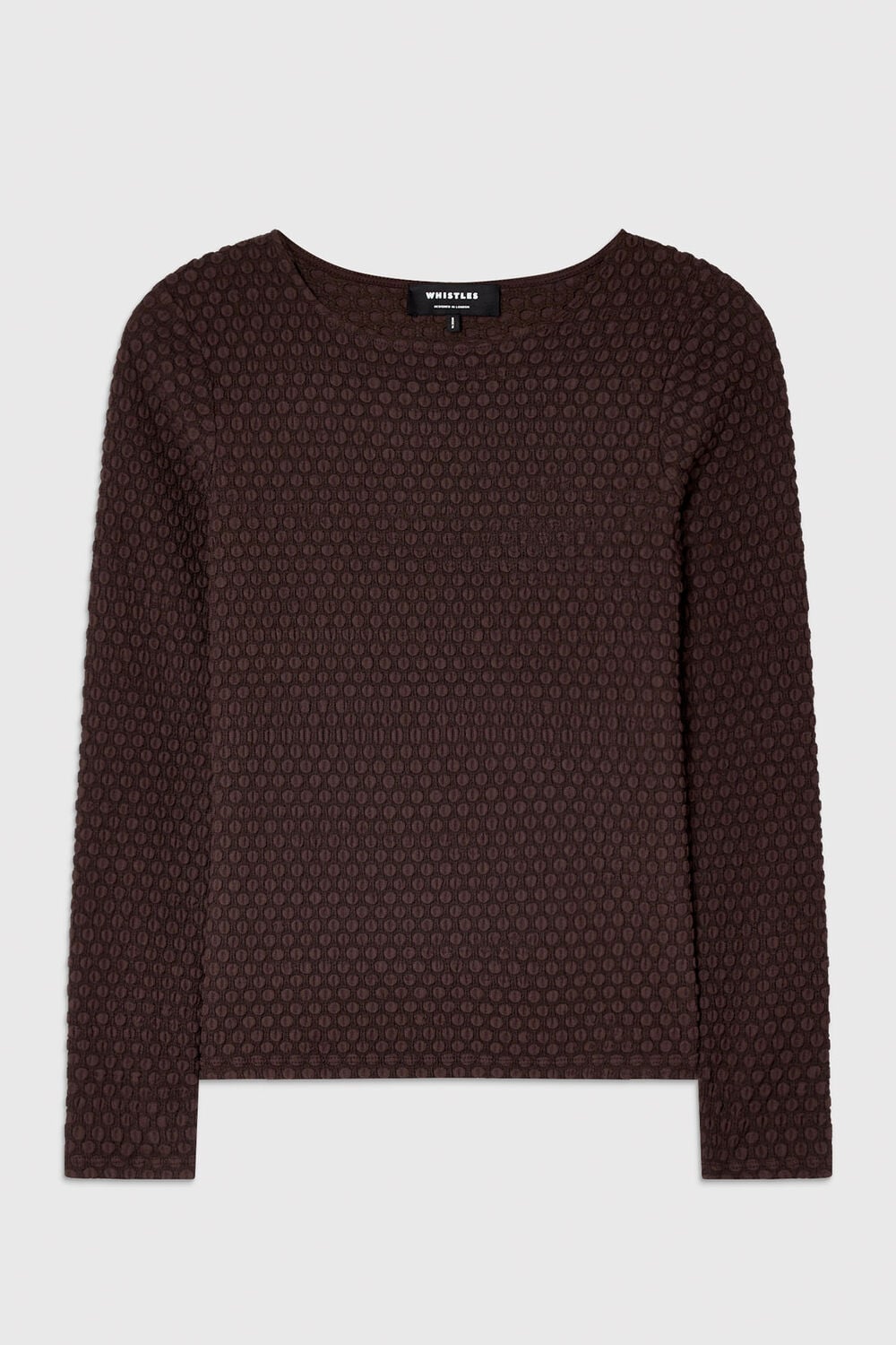 Textured Circle Jersey Top