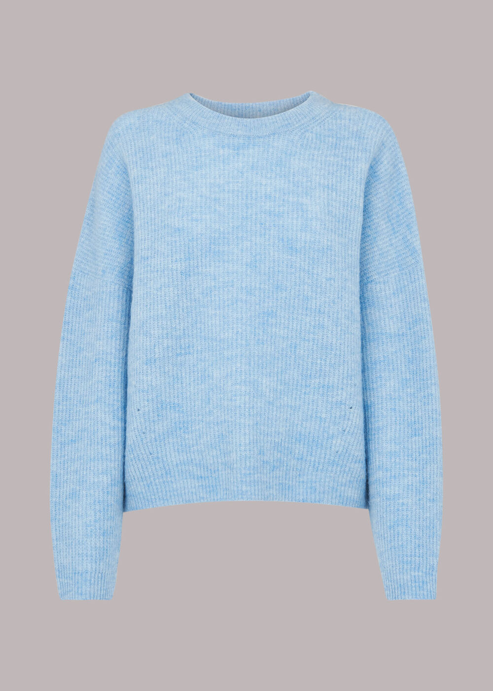 Ribbed Crew Neck Jumper