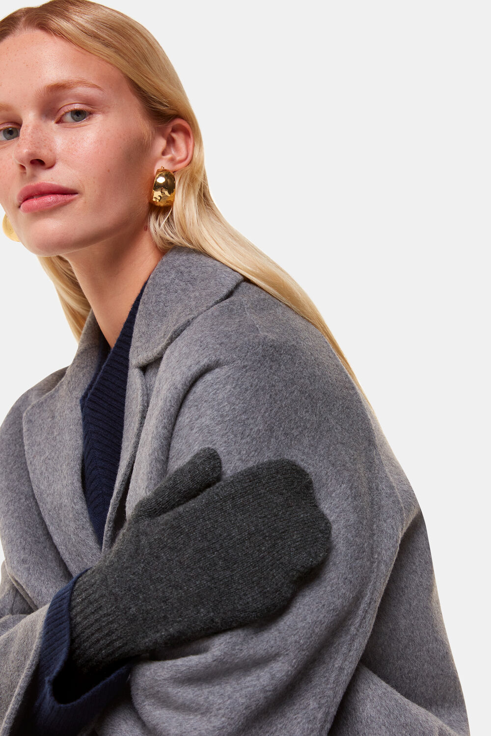Cashmere Wool Blend Mittens