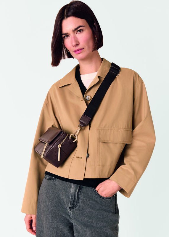 Chocolate Bibi Crossbody Bag