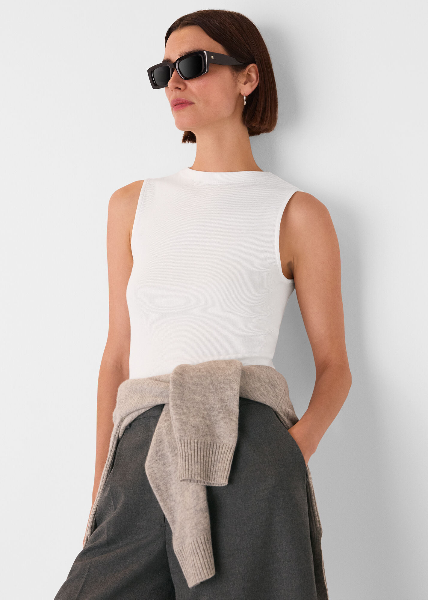 トップス stein Thick Wale Rib High Neck stein（シュタイン）2022AW 22AW THICK WALE RIB HIGH NECK LS