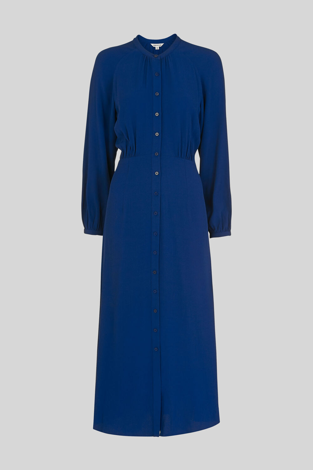 Eloise Textured Dress Dark Blue