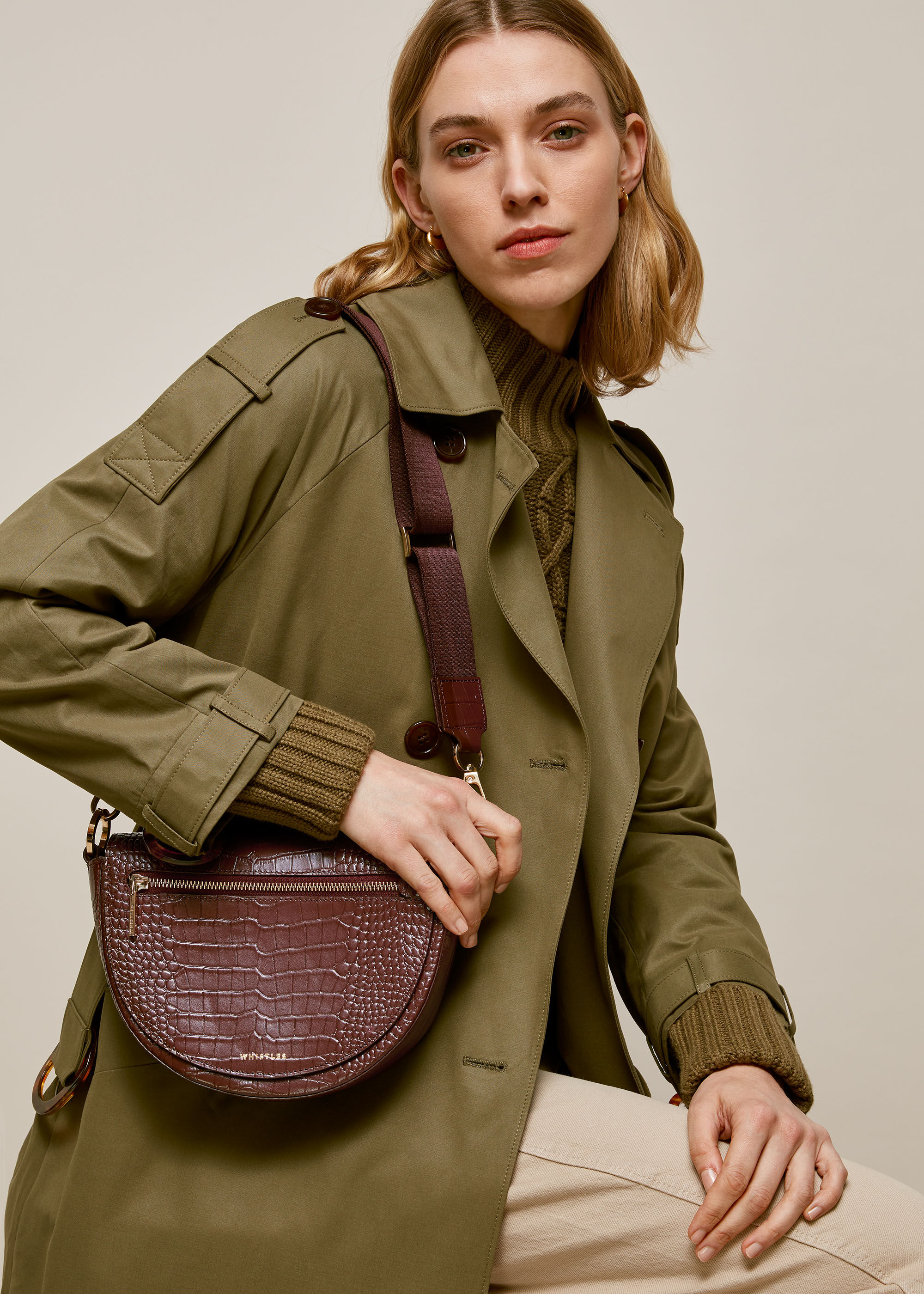 Half sales moon handbag