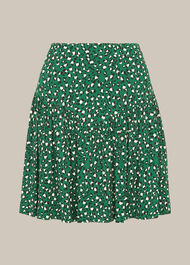 Wild Leopard Flippy Skirt