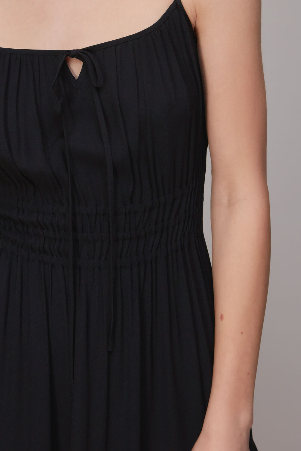 Gracie Crepe Smocked Dress