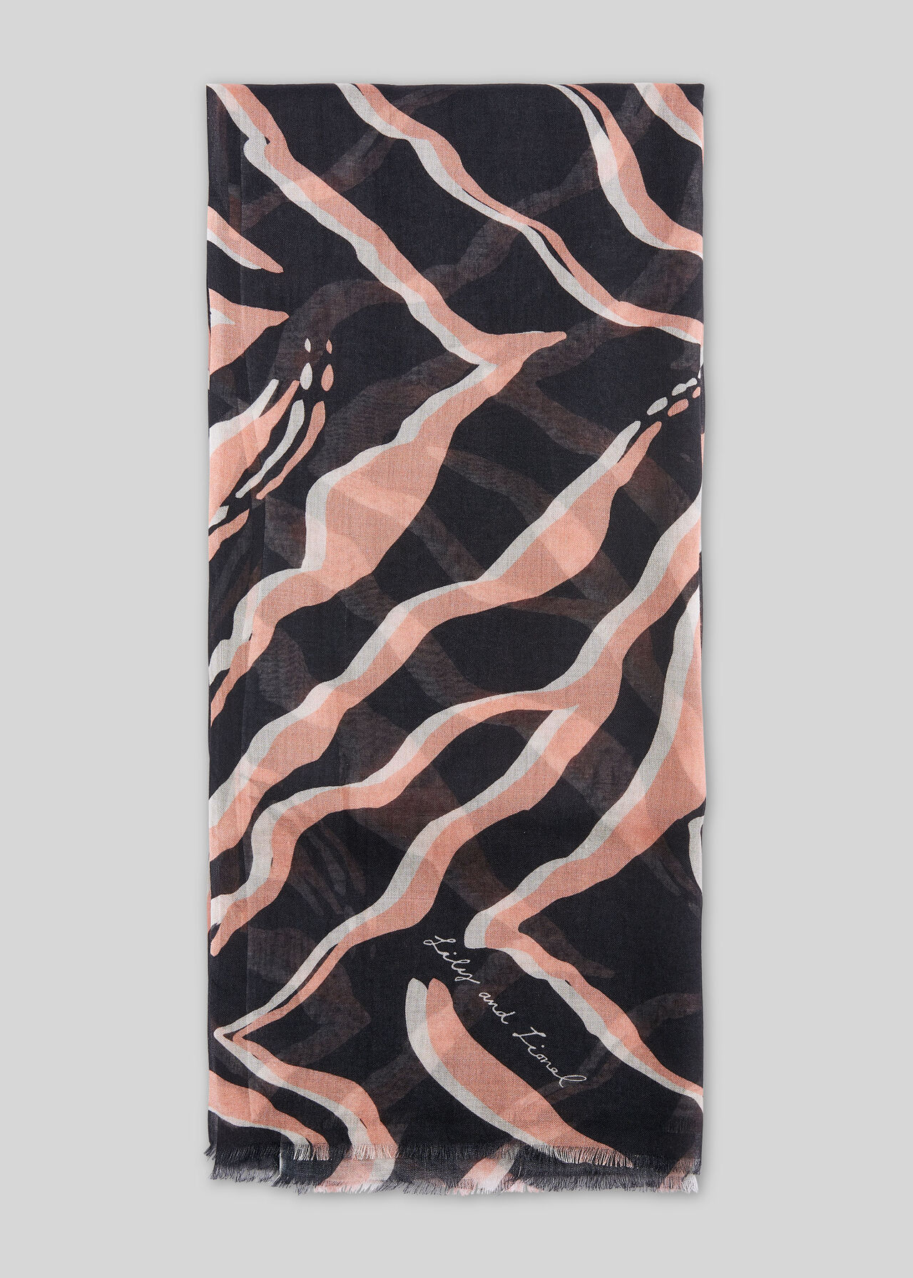 Lily and Lionel Zebra Scarf Black/Multi