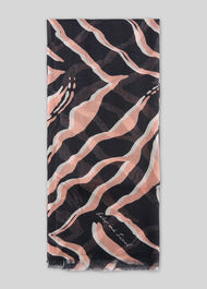 Lily and Lionel Zebra Scarf Black/Multi