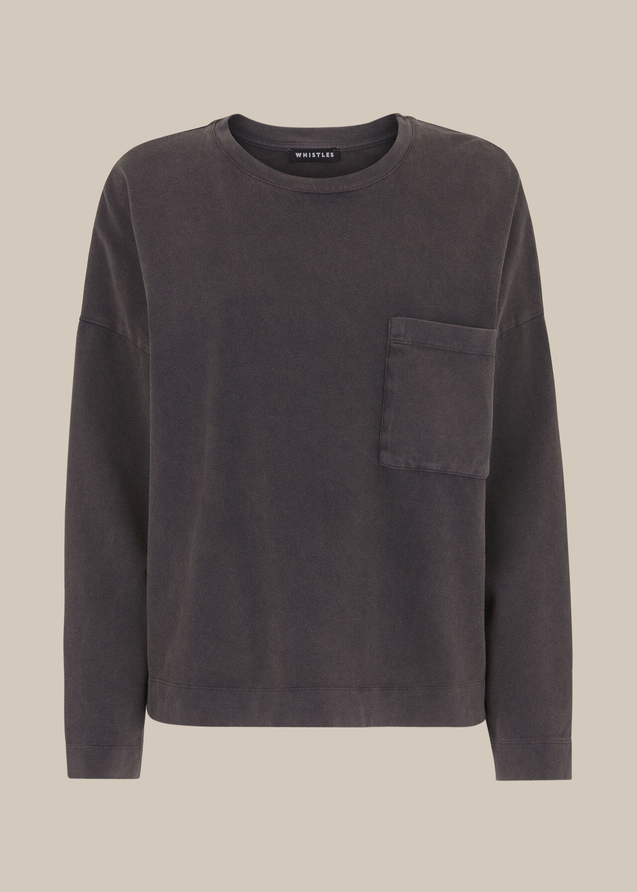 Relaxed Washed Pocket Top