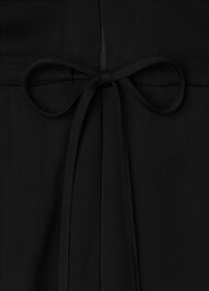 Short Sleeve Tie Jumpsuit