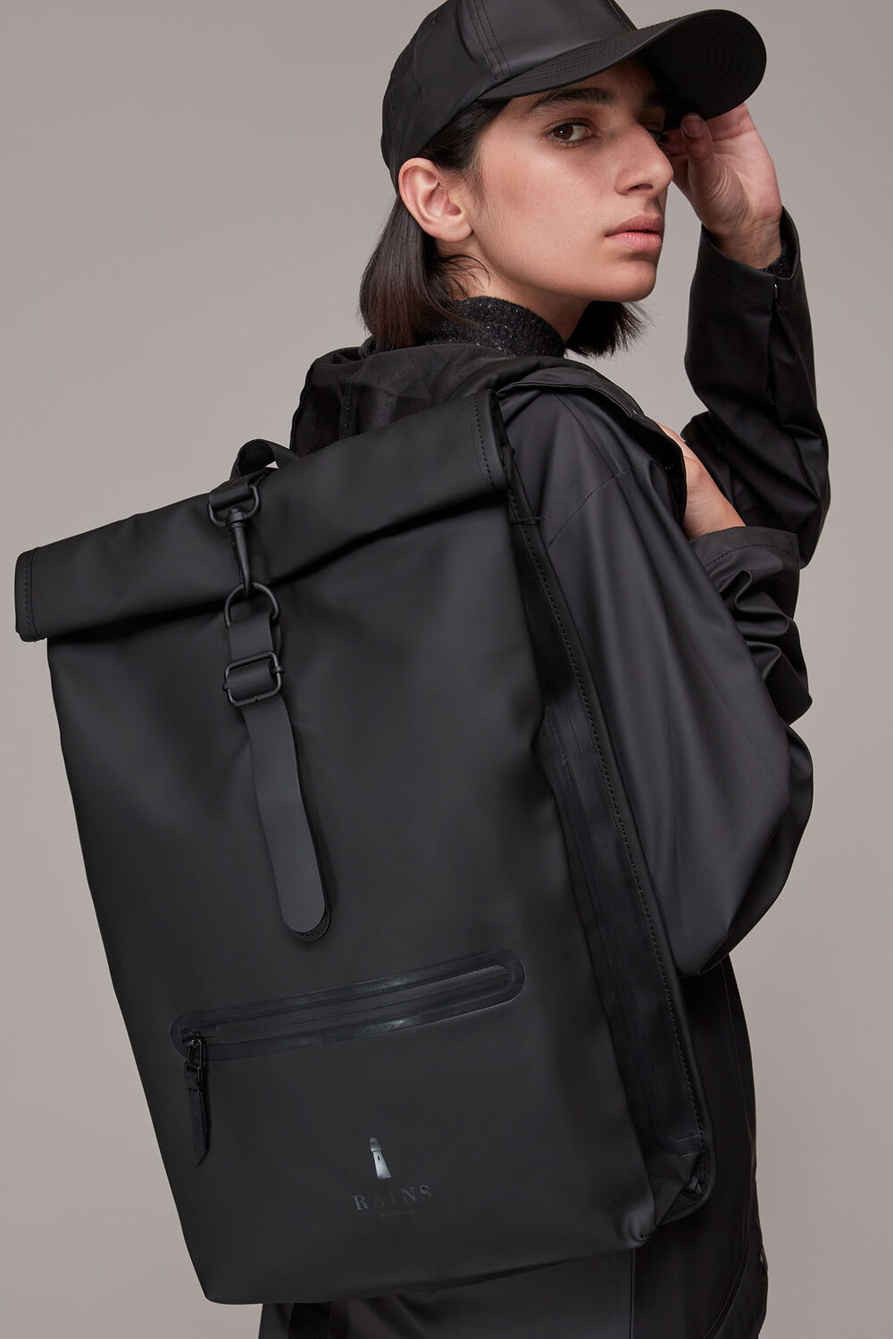 Rains Roll Top Rucksack