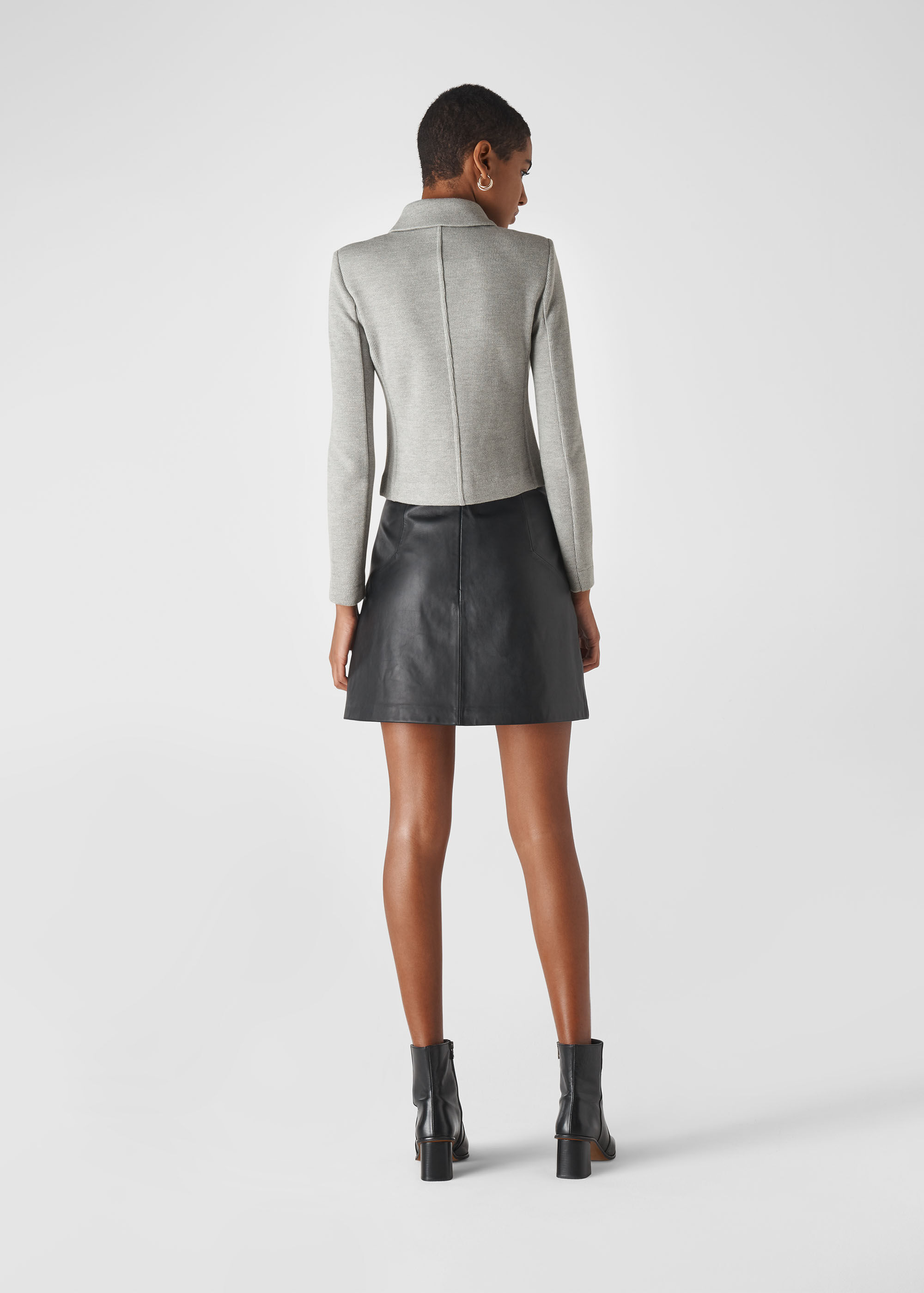 Whistles grey best sale jacket