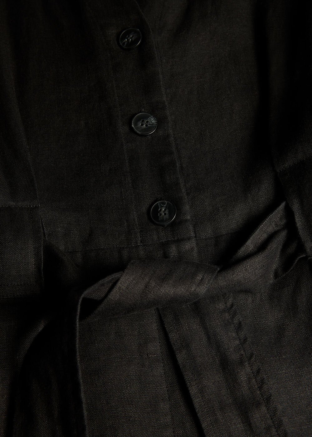 Petite Fiona Linen Button Jumpsuit