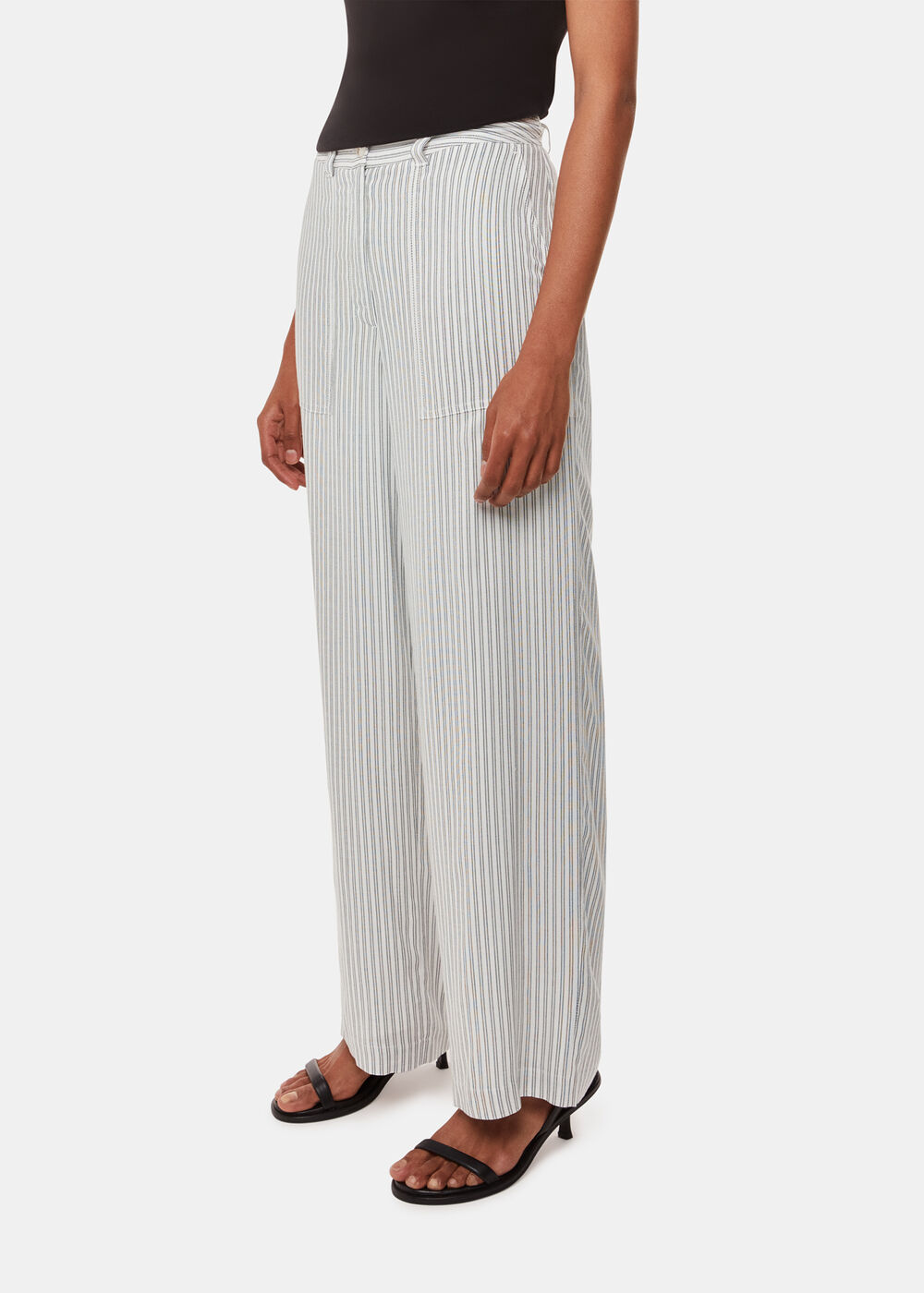 Petite Luna Stripe Trouser