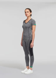 Short Sleeve Sports Top Grey