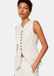 Lindsey Linen Blend Waistcoat