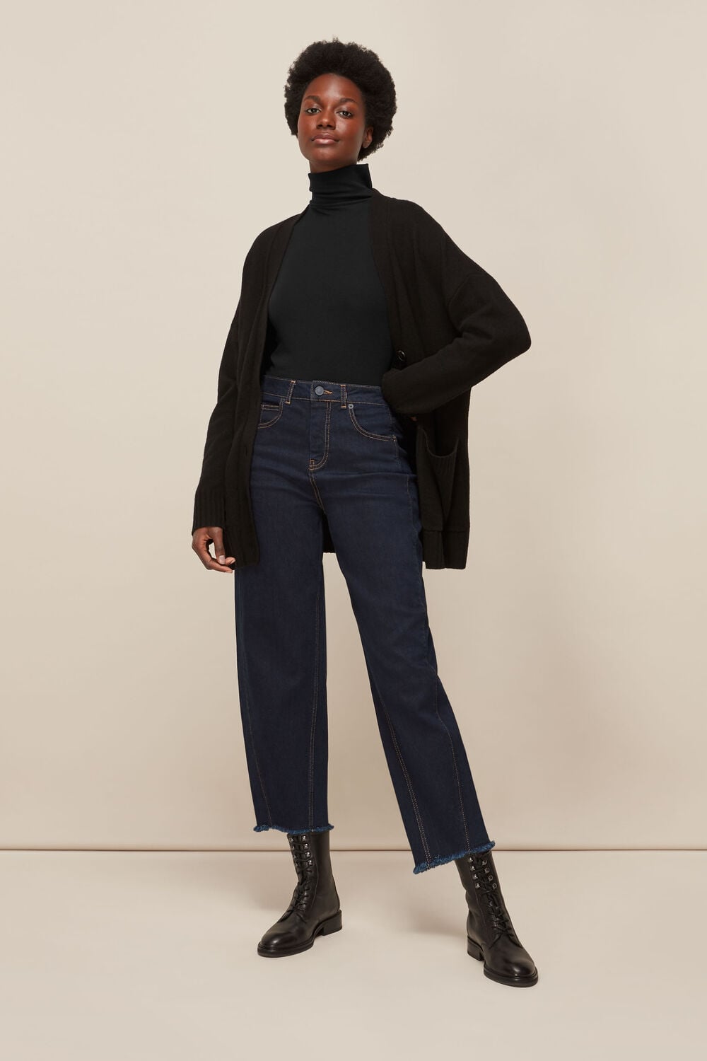 Essential Polo Neck Black