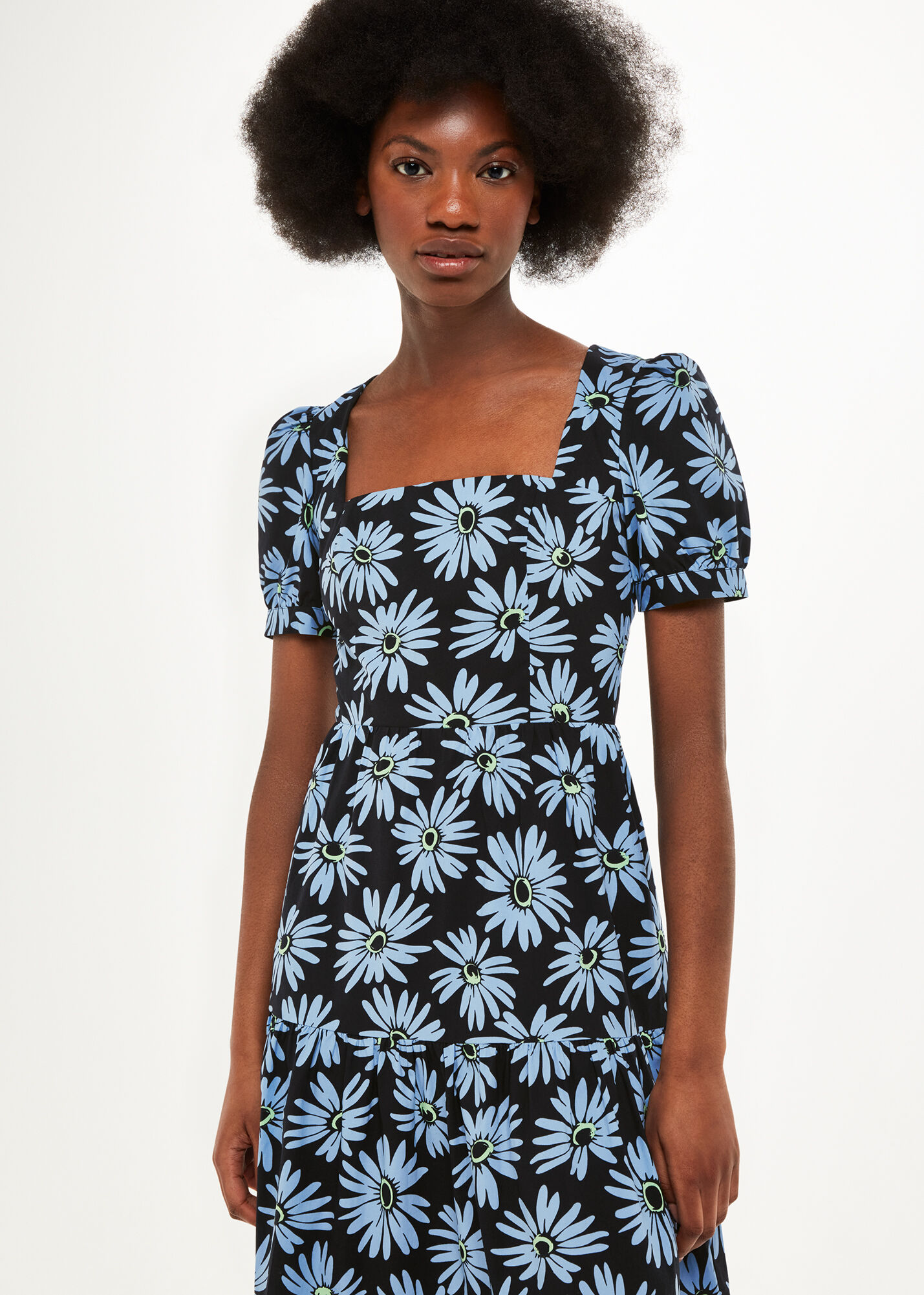 Whistles daisy shop print dress