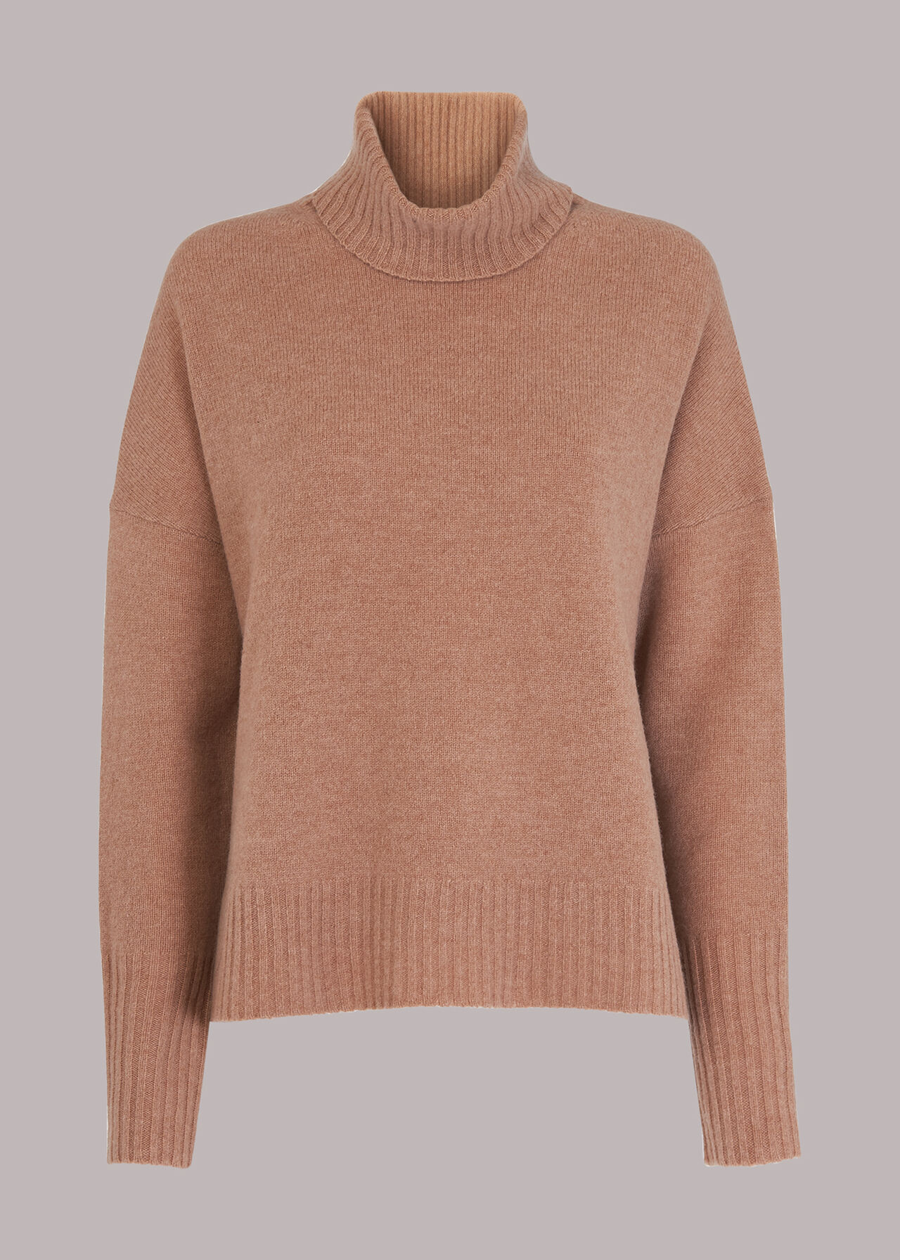 Roll Neck Wool Knit