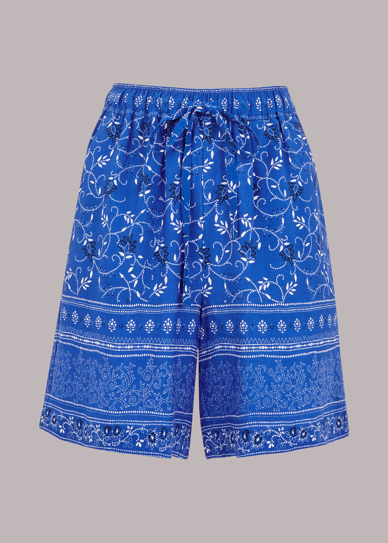Bandana Floral Print Shorts