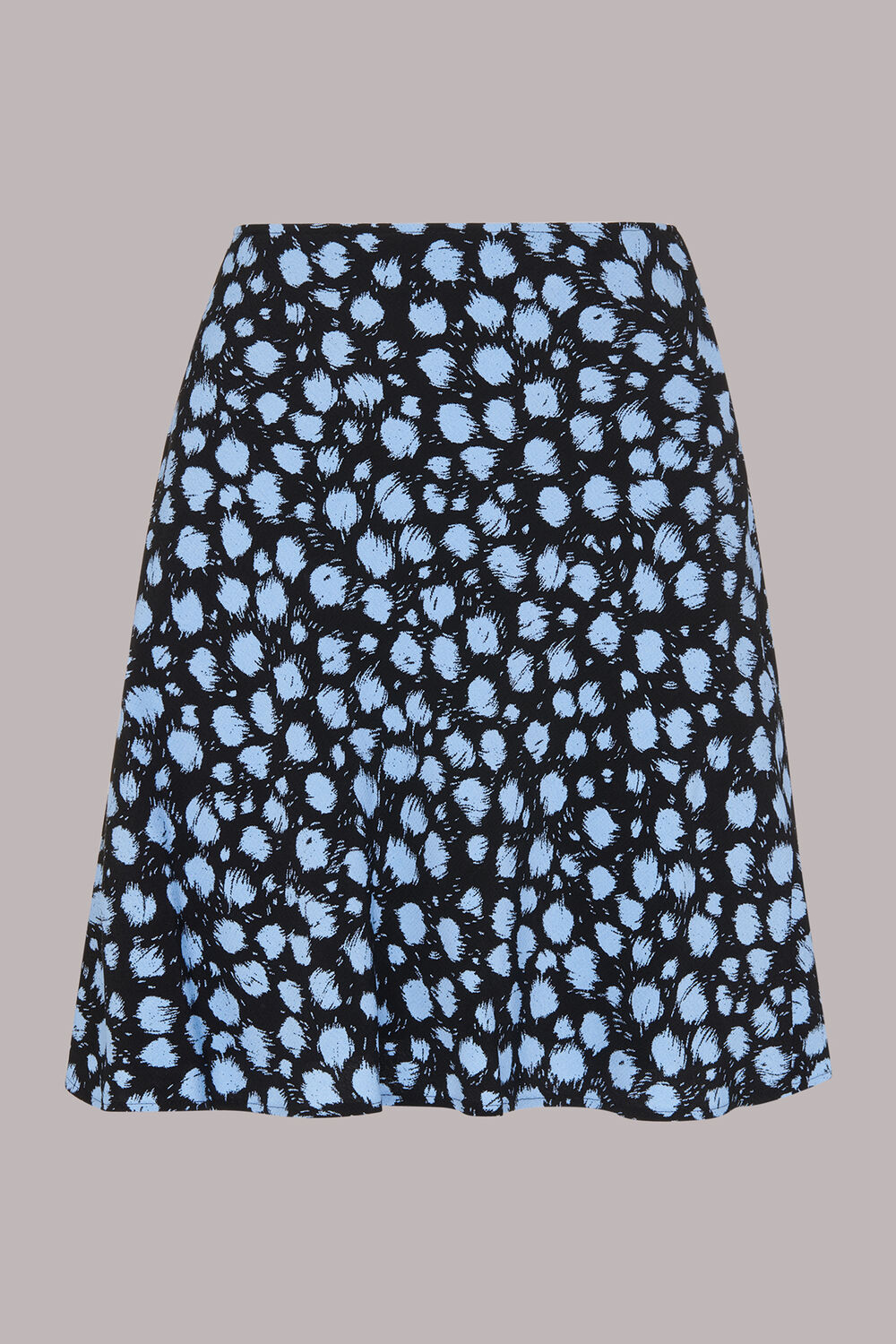 Brushed Dalmatian Mini Skirt