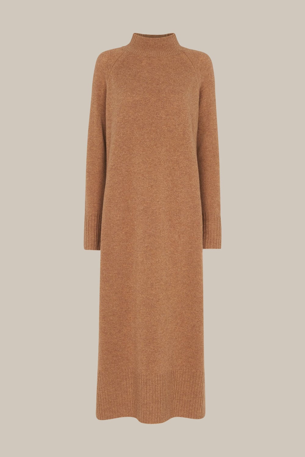 Longline Wool Knit Dress