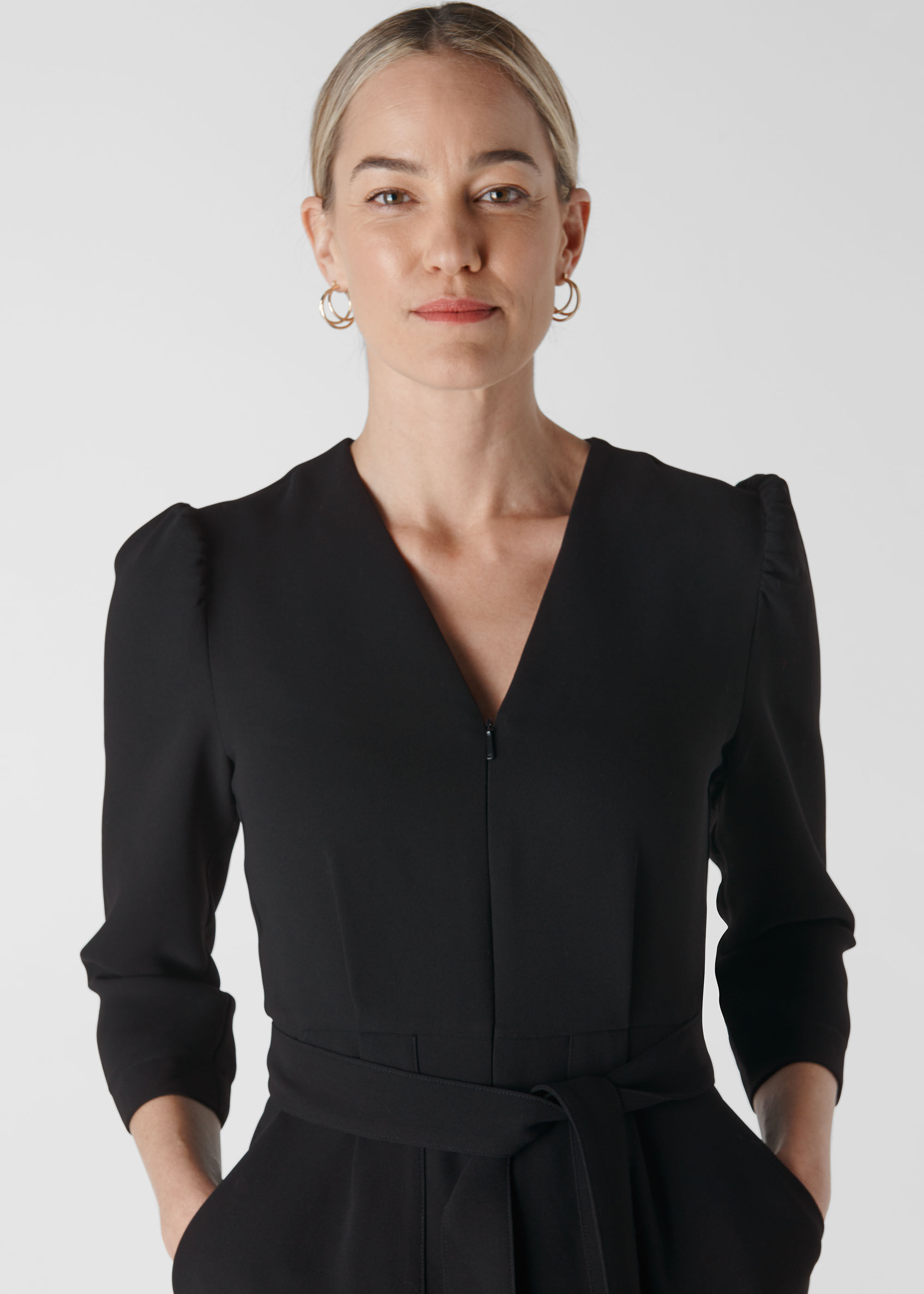 whistles utility crepe jumpsuit