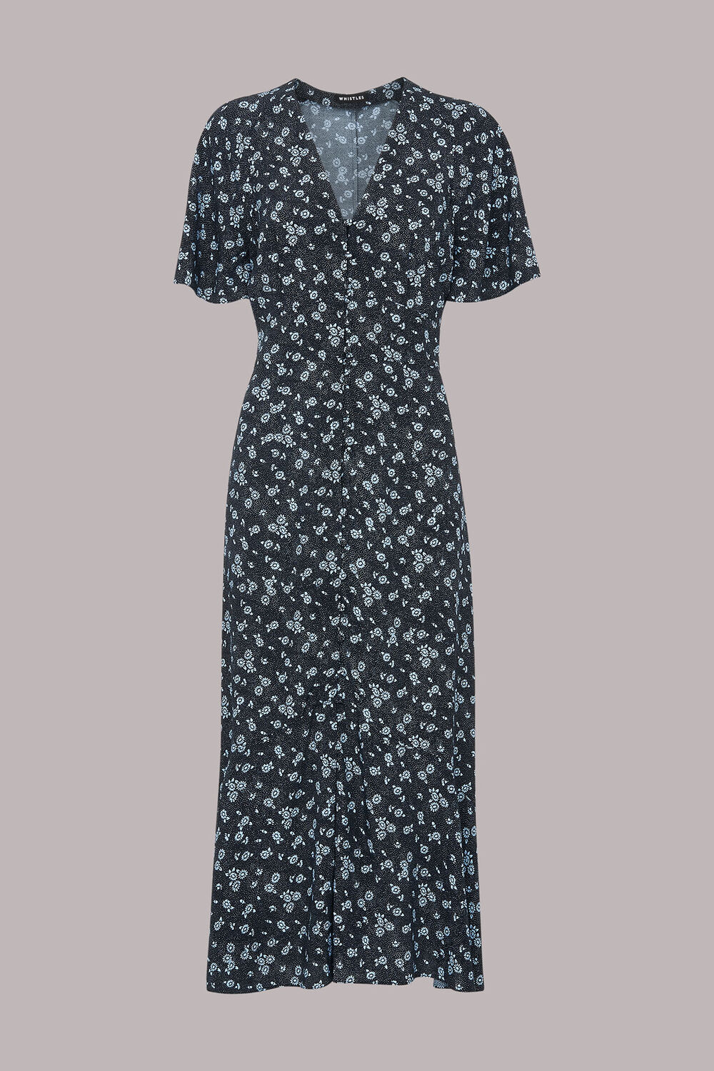 Daisy Spot Print Midi Dress