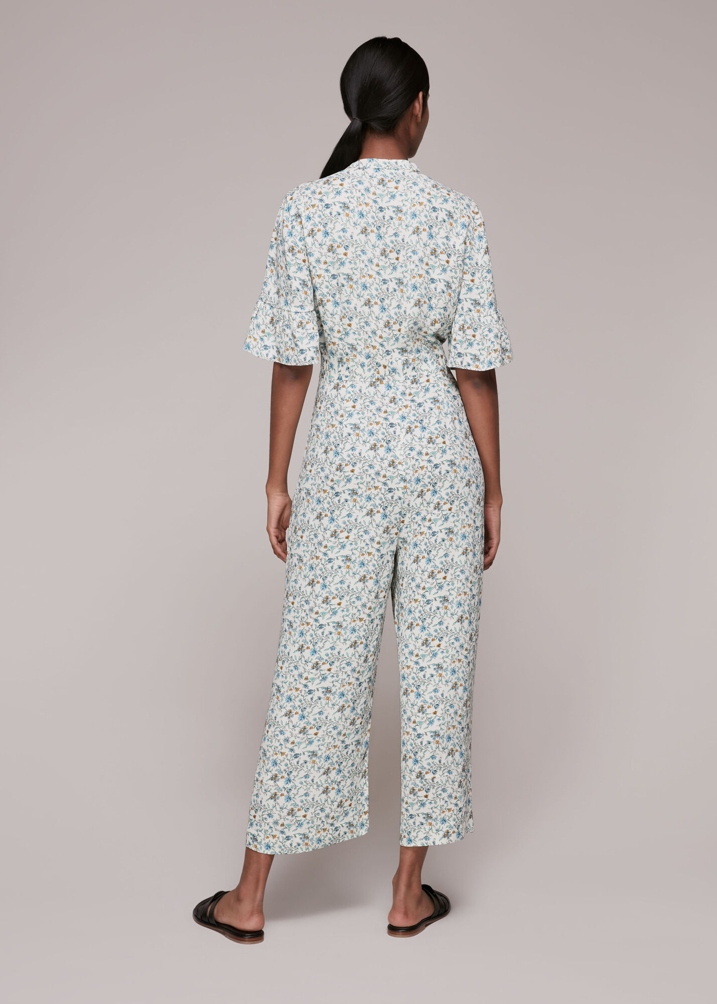 Multicolour Freya Summer Floral Jumpsuit WHISTLES