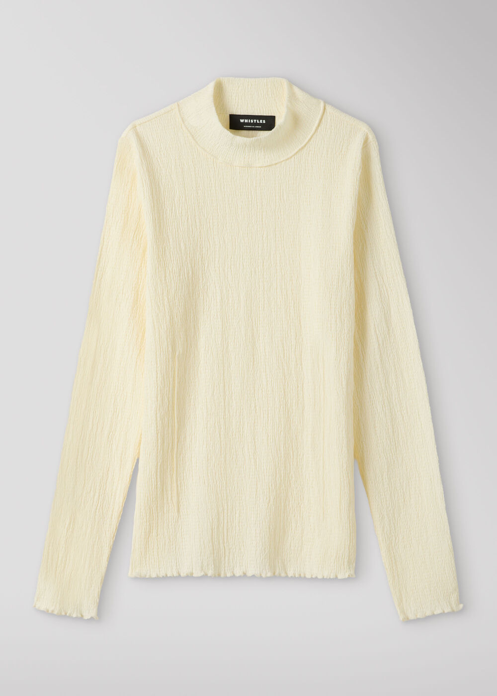 Textured Long Sleeve Top